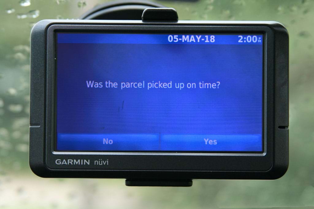 Orders and destinations directly in the navigation system of the vehicle